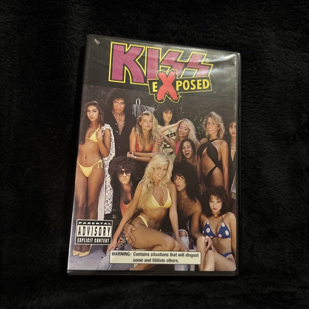Vintage 1987 Kiss Exposed Out Of Print DVD Gene Simmons, Paul Stanley w/ Insert